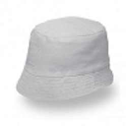 80/20 Poly cotton twill, weight 108 x 58, 195g, self colour underbrim, slef colour embroidered eyelets bucket hat