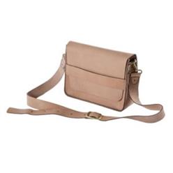 Genuine leather bag, made of a high quality bovine leather, suitable as a handbag or unisex bag for a tablet or ipad. Long adjustable cross-over sling.