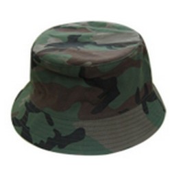 Safari bucket har, camo fabric, cotton twill fabric