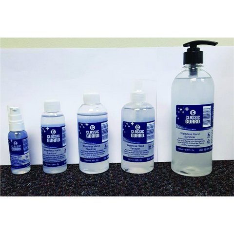 Sanitizer 250 is the size of 250ml comes in these colours white or grey