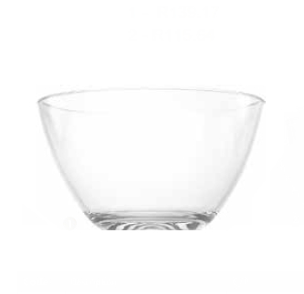 Large glass serving bowl