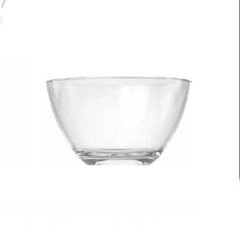 Medium glass serving bowl