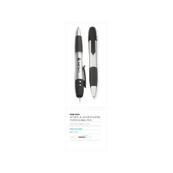A very handy and useful 3-in -1 pen with a great grip. Features Torch, laser pointer and pen. Includes black German Ink.