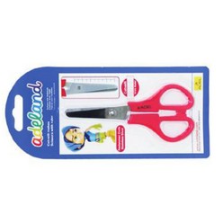 Scissors are a necessity in everyday life. These scissors, paired with a small ruler is the ideal combination for kids going to school. Small enough to carry around in your pencil case when traveling to and from classes. Also ideal for designers, artists and engineers in their everyday routine careers. Available in a red colour making it neutral for both boys and girls to use. Cutting images for your projects have never been this easy.