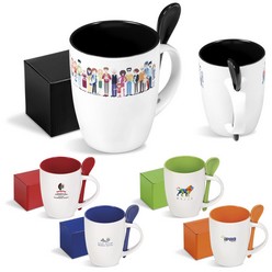 Scoop Sublimation Mug 325Ml that can be printed using Pad Printing or Sublimation or Wrap Print  techniques and is available in  none
