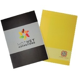 Material paper, 50 sheets, full colour branding, made in South Africa, A5 size