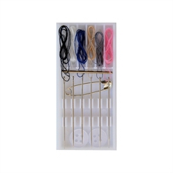 Sewing kit in hard Plastic case, Pack of 100