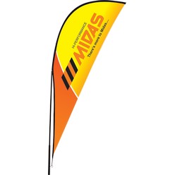 Sharkfin outdoor banner Sharkfin outdoor banner