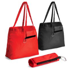 Shopper Foldable tote with Carabineer