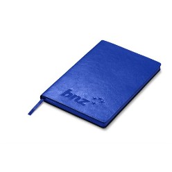 Sure to be used and appreciated by your clients. A useful promotional gift, Features hard cover, 196 lined pages , elastic closure, book mark and pen loop. Excludes pen, Vinyl PVC, thermo PU