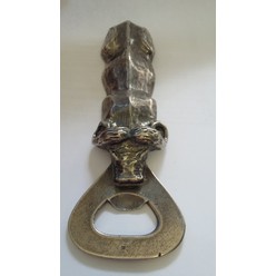 Silhouette Bottleopener Keyring Metal Key Rings