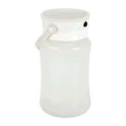 Silicone outdoor lamp with storage compartment