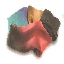 Silk scarves in a variety of colours