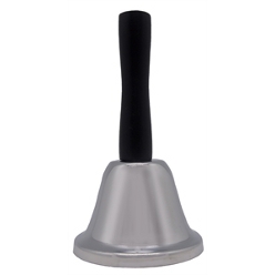 Silver Bell Handle with matt black wooden handle
