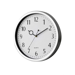 Silver wall Clock