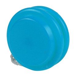 A Small Yo-yo that is available in various colours that can be customised with pad printing with your logo and other methods.