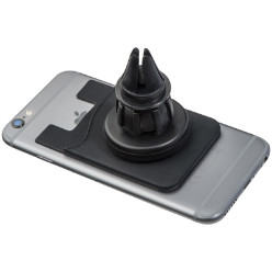 S/S Card Holder with a metal plate and a universal car vent attachment - keep your phone secured while driving