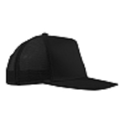 Snap back flat peak cap, wool acrylic fabric, 6 panel structured, 