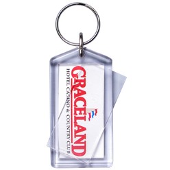A Snap together Key Ring that is available in various colours that can be customised with pad printing with your logo and other methods.