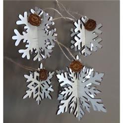 Snowflake set of 4 Snowflake set of 4