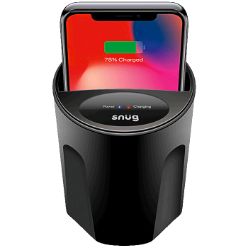 Snug in car fast wireless charger