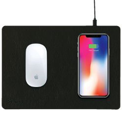 Snug mousepad with wireless charger