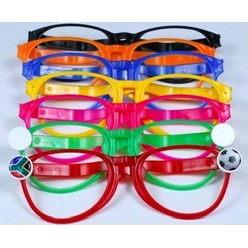 Soccer Fan Glasses with flag attachments