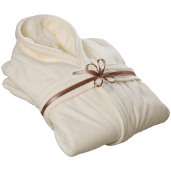 Soft polar fleece dressing gown-bathrobe 