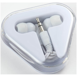 Soft silicone earphones for smart phones, tablets or MP3 players. Packed in a plastic gift box
