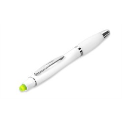 A nice looking affordable pen to showcase your logo at any promotional event. Available in 6 vibrant colours with stunning silver trim accents, with black German ink.