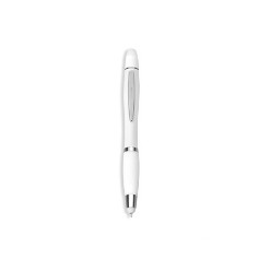 A nice looking affordable pen to showcase your logo at any promotional event. Available in 7 vibrant colours with stunning silver trim accents, with black German ink.