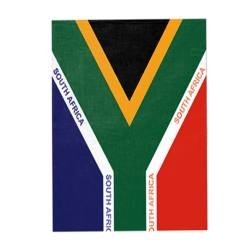 Cotton twill with South African flag colours