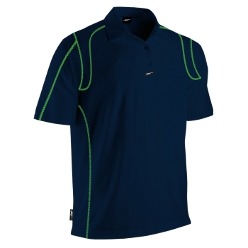 Speedster Golf Shirt: Visible contrast stitching, short fitted sleeve, self fabric collar, 150gsm, 100% cotton, quick dry fabric