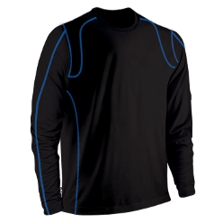 Speedster Long Sleeve T-shirt: Visible contrast stitching, slim fit, high quality finish, 150gsm, 100% polyester, quick dry fabric