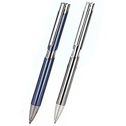 Push cap metal Ballpen, chrome clip and trims, Parker type refill, black ink