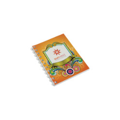 Features: • A6 spiral bound • Options of black or white spiral • 50 pages • FuII colour printed cover • Ruled lines standard