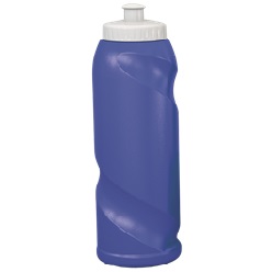 750ml Plastic Waterbottle with Spiral contour body, BPA free with drinking spout