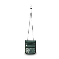 Square Bottom Conference Caddies 600D Nylon & Plastic with pen holder, see through pouch, zipped compartment and neck string.