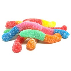 Squigly igly's are sweet worms that can satisfy the sweet tooth of anyone that likes both sweets and conveniently packaged tubs