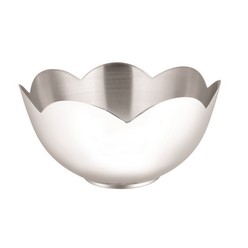 Stainless steel fruit bowl lotus (24cm)