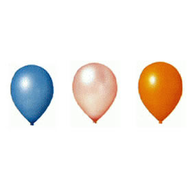 Various coloured mini balloons