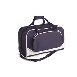Carry bag with adjustable shoulder strap and velcro closure for carry handles zip closure and front pocket with zip closure