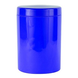A Storage canister that is available in various colours that can be customised with Printing with your logo and other methods.