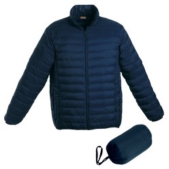 Stratford Jacket: Quilted jacket with breathable ultra-soft padding and full zip front. Features includes elasticated binding on cuffs and hem, inseam pocketss with invisible zips and funnel neck collar. Folds into a small carry bag. This garment complemennts the sleeveless westfield jackets. 100% nylon outer, fabrick & lining, tonal nylon zip with twill tape puller. water and wind resistant