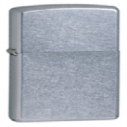 Matt street chrome zippo lighter