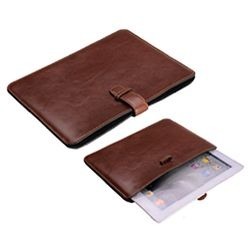 Genuine Leather, padded interior, tab closures