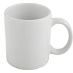 Grade A ceramic mug with sublimation coating, 350ml