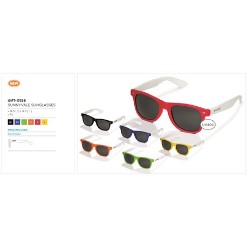 Keep sun rays away from your sensitive eyes by wearing the stylish and functional SunnyVale Promotional Sunglasses. Created using polycarbonate material, these sunglasses are available in black, blue, lime, orange, red and yellow colors. Get your company logo printed on them and gift them to your clients and business associated as corporate gifts at business events.