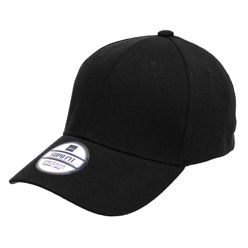Supa Fit Cap: Brush Cotton, Closed Back, Embroidered Eyelets, Stretch Fit
