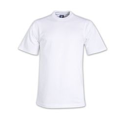 190g Super Cotton T-Shirt. Features: 100% Super Cotton-Single Knit, Short sleeve with extra strength 1x1 neck rib that maintains shape, 100% Cotton produced from top quality yarns, Taped shoulders and neckline.